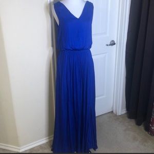 Royal Blue Banana Republic Dress Size 4 Tall